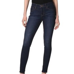 LEVIS 710 SUPER SKINNY DARK WASH 26